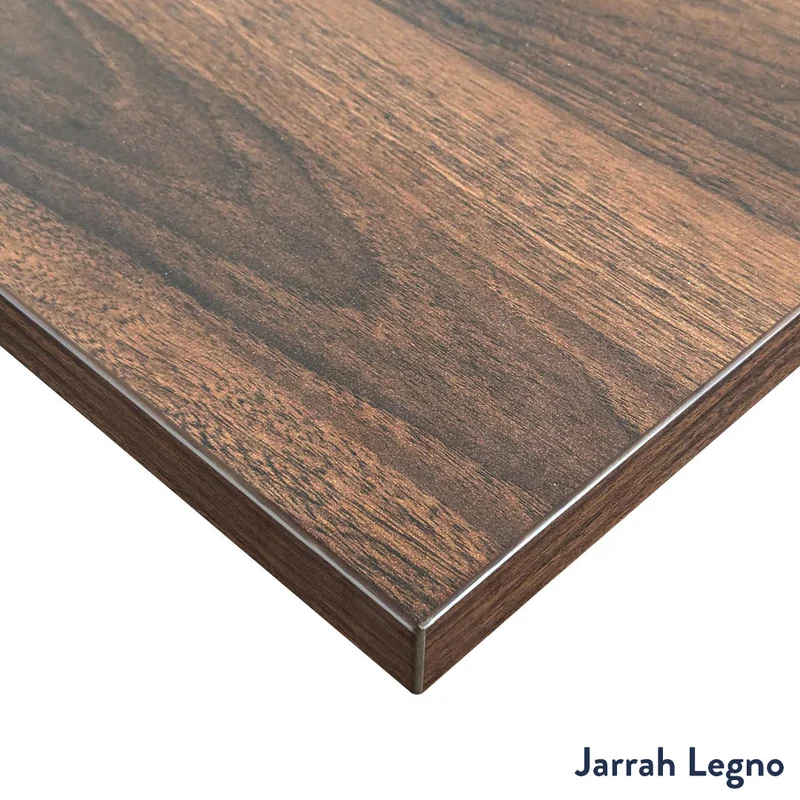 Desky Zero Scalloped Laminate Office Desk