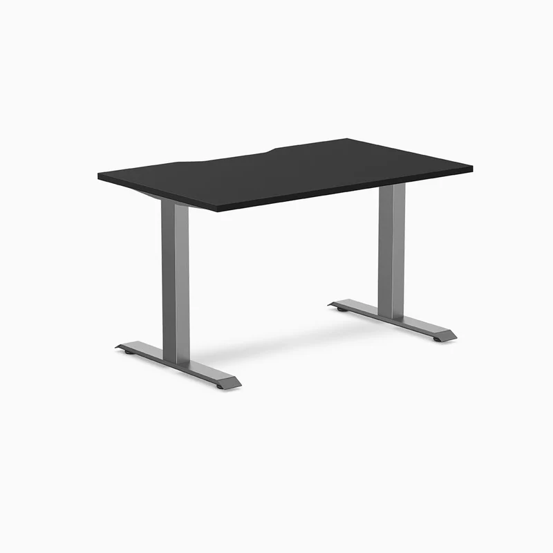 Desky Zero Scalloped Laminate Office Desk