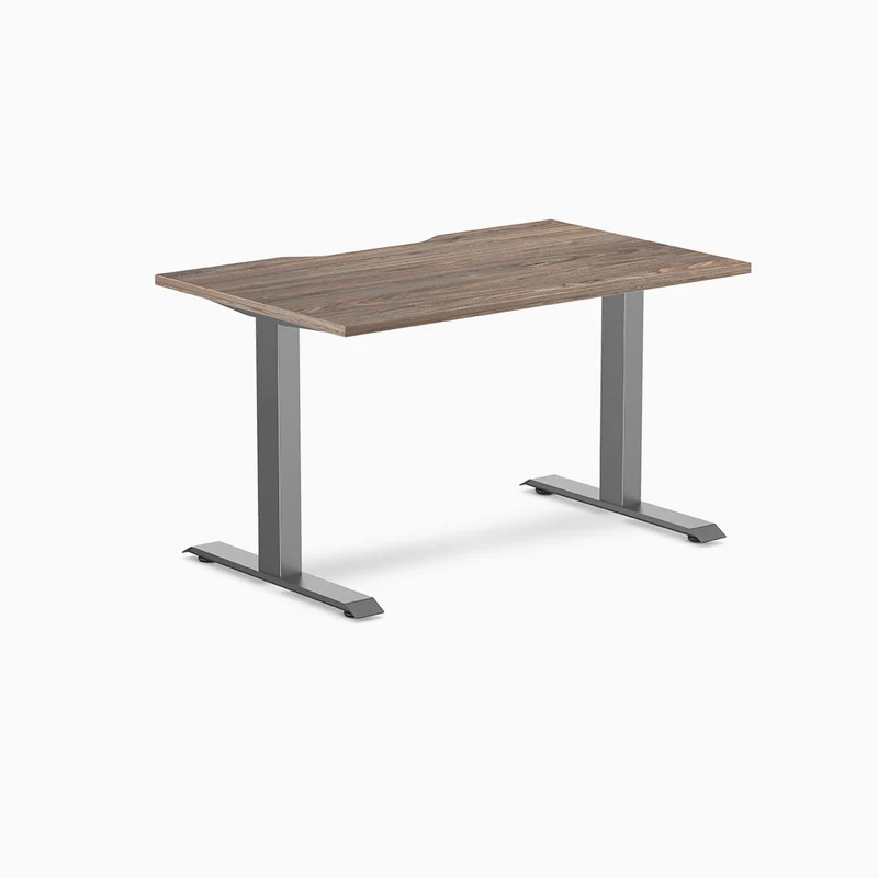 Desky Zero Scalloped Laminate Office Desk