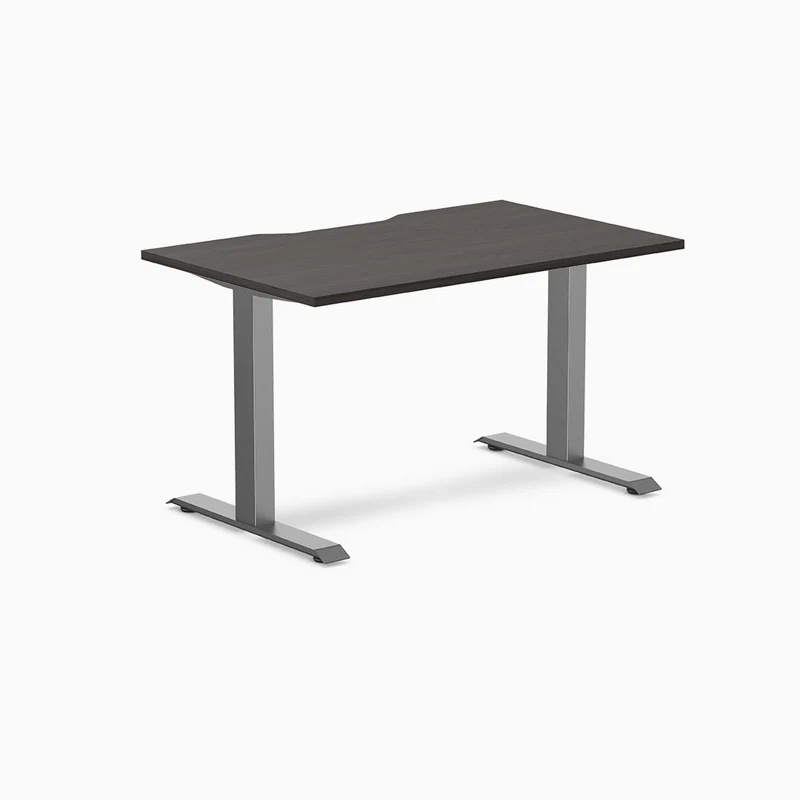 Desky Zero Scalloped Laminate Office Desk