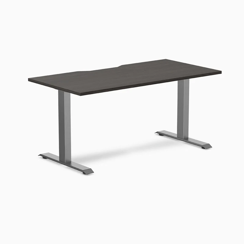 Desky Zero Scalloped Laminate Office Desk