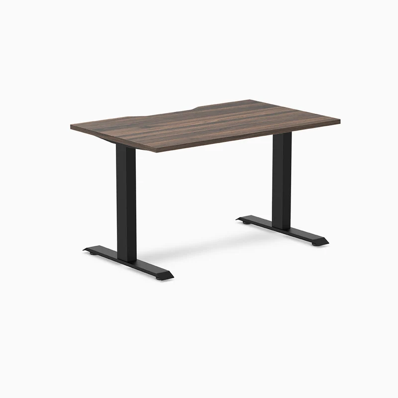 Desky Zero Scalloped Laminate Office Desk