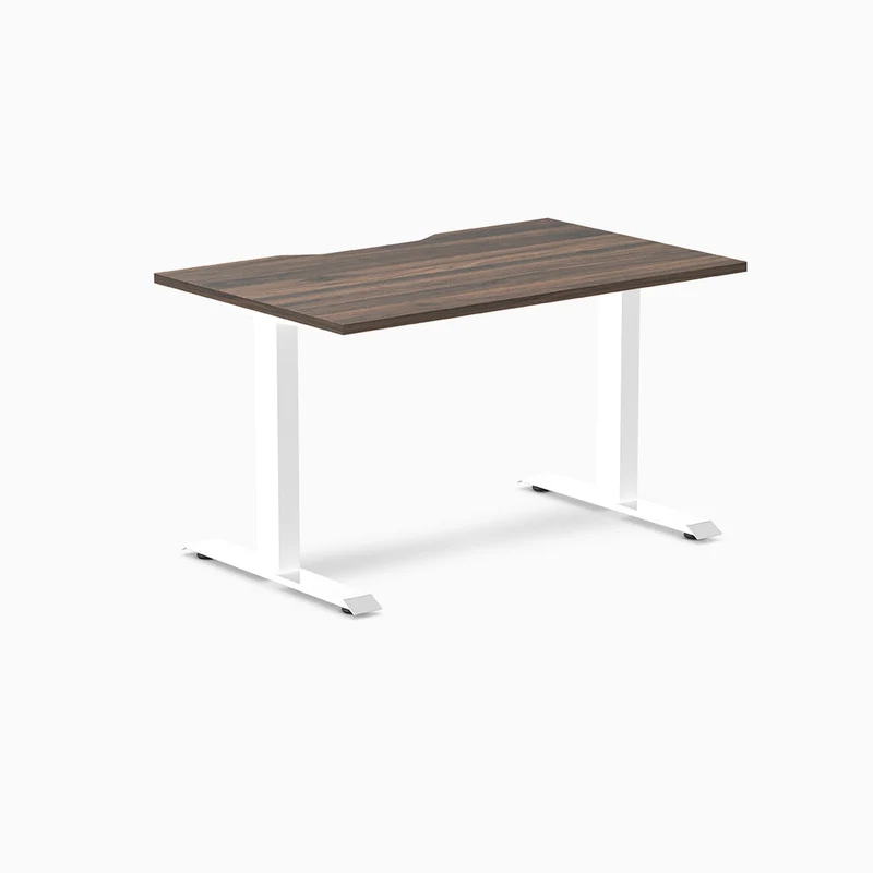 Desky Zero Scalloped Laminate Office Desk