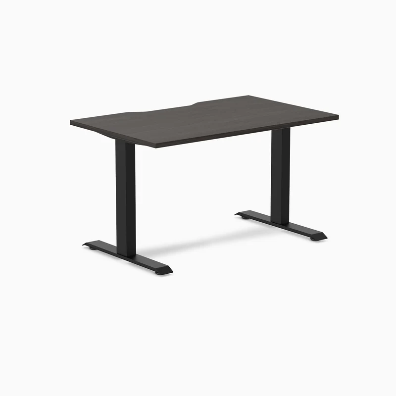 Desky Zero Scalloped Laminate Office Desk