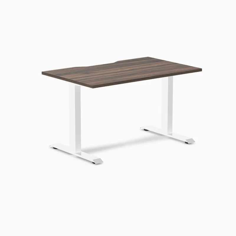 Desky Zero Scalloped Laminate Office Desk