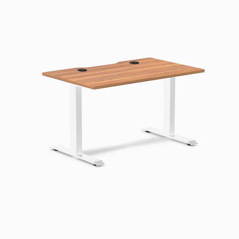 Desky Zero Scalloped Laminate Office Desk