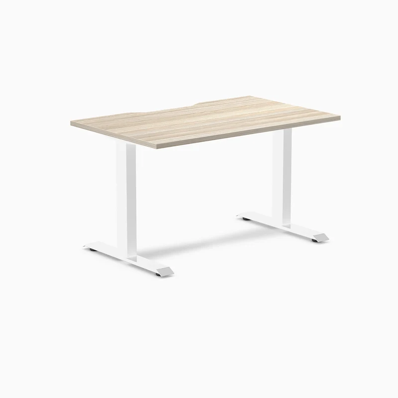 Desky Zero Scalloped Laminate Office Desk