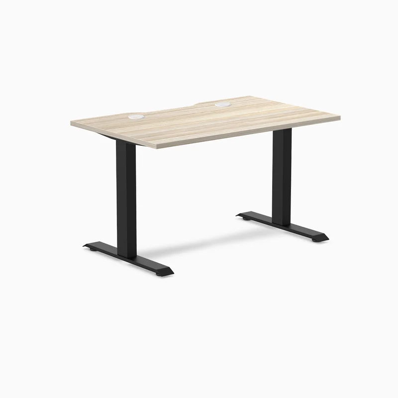 Desky Zero Scalloped Laminate Office Desk