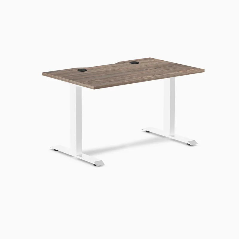 Desky Zero Scalloped Laminate Office Desk