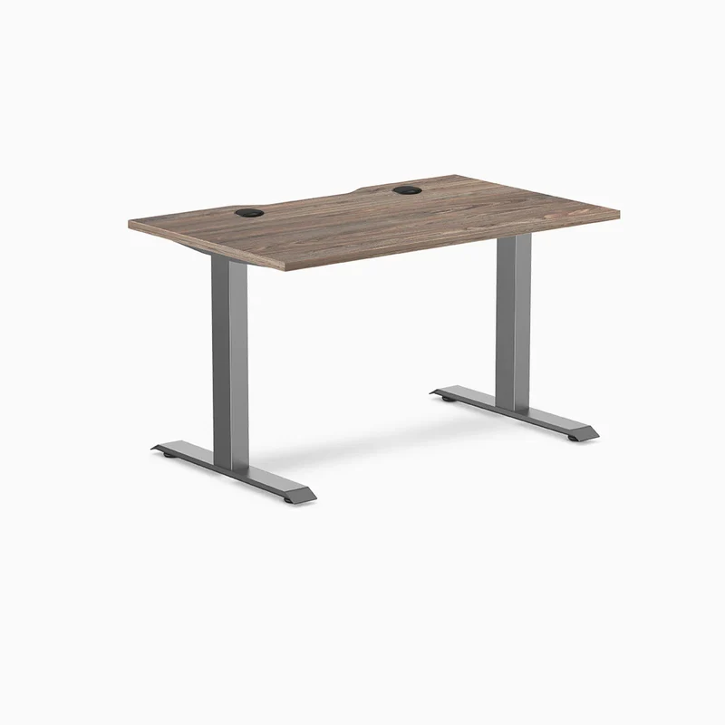 Desky Zero Scalloped Laminate Office Desk