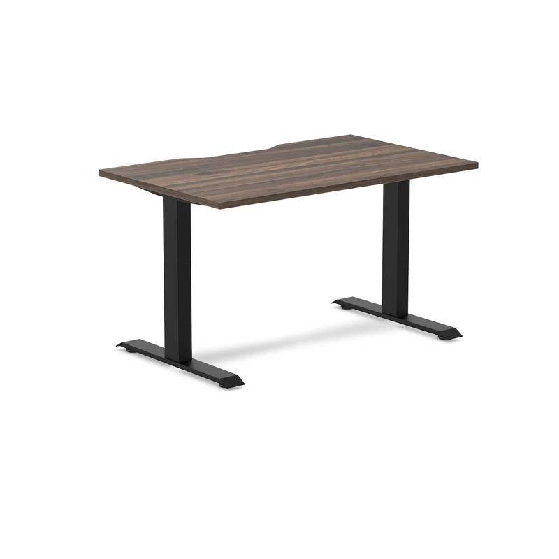 Desky Zero Scalloped Laminate Office Desk