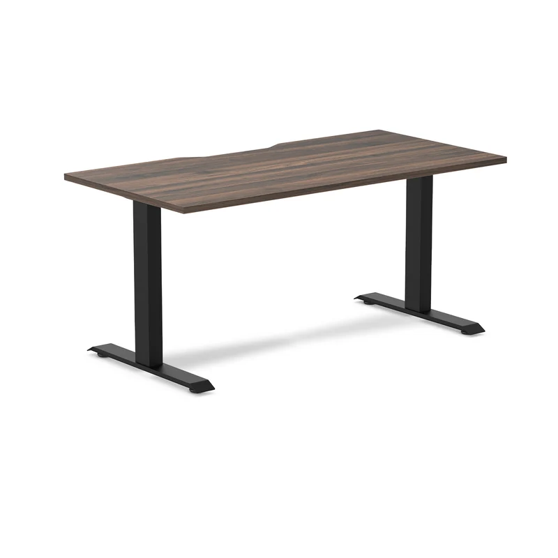 Desky Zero Scalloped Laminate Office Desk