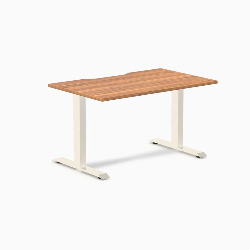Desky Zero Scalloped Laminate Office Desk