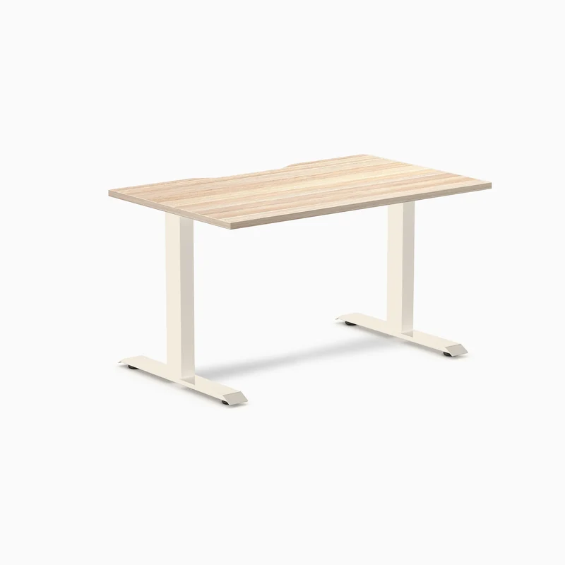 Desky Zero Scalloped Laminate Office Desk
