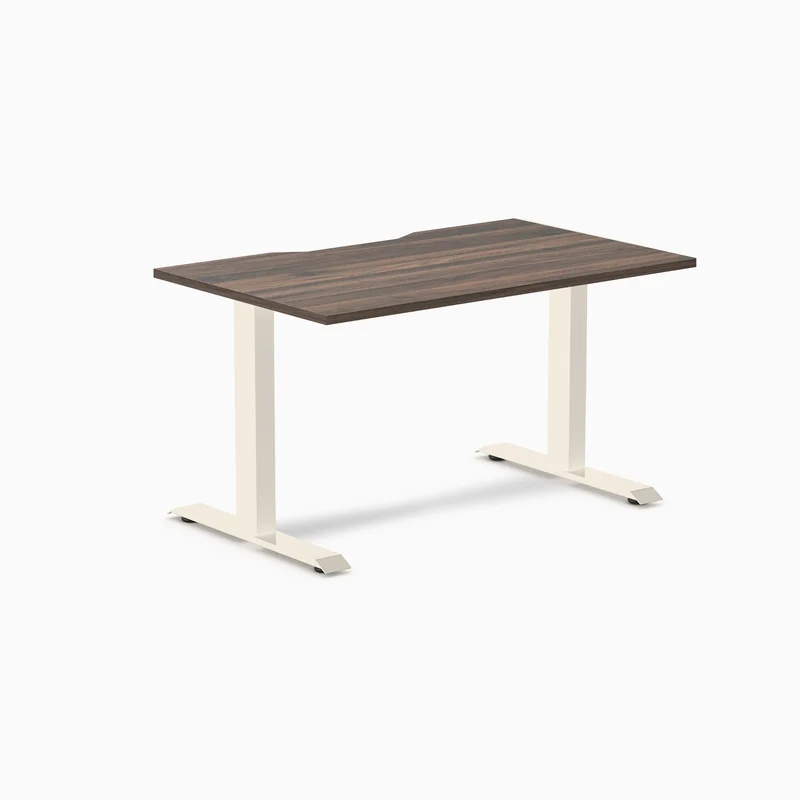 Desky Zero Scalloped Laminate Office Desk