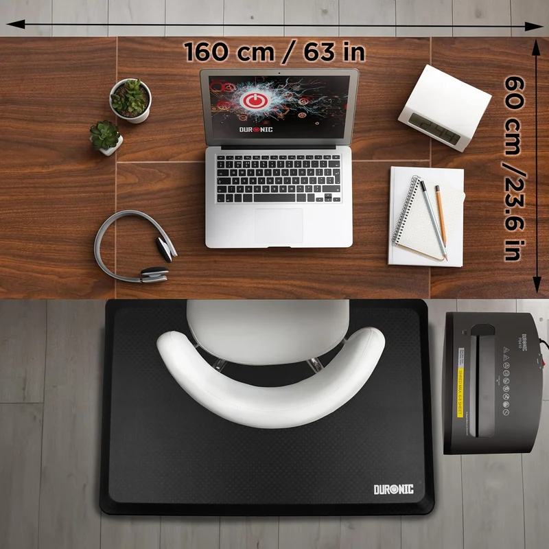 Duronic CD160 WT Bureau Assis-Debout électrique Complet avec Plateau de 160 cm Hauteur Ajustable de 72 à 118 cm Charge maximale de 70 kg Poste Travail Assis Debout Domicile télétravail Bureau