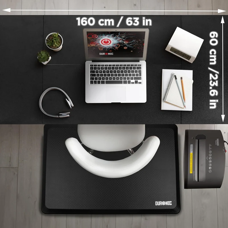 Duronic CD160 WK Bureau Assis-Debout électrique Complet avec Plateau de 160 cm Hauteur Ajustable de 72 à 118 cm Charge maximale de 70 kg Poste Travail Assis Debout Domicile télétravail Bureau