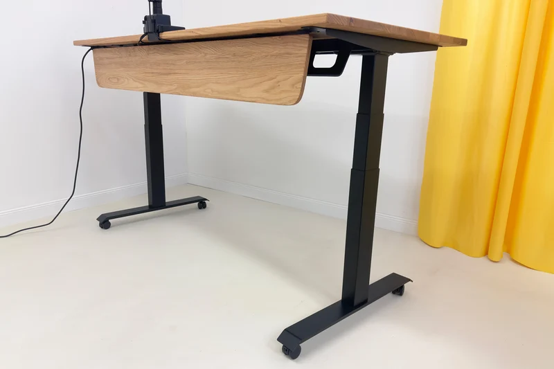 Wooden cover for cable management unit