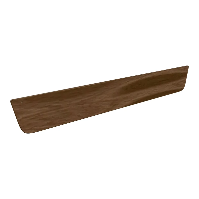 Wooden cover for cable management unit