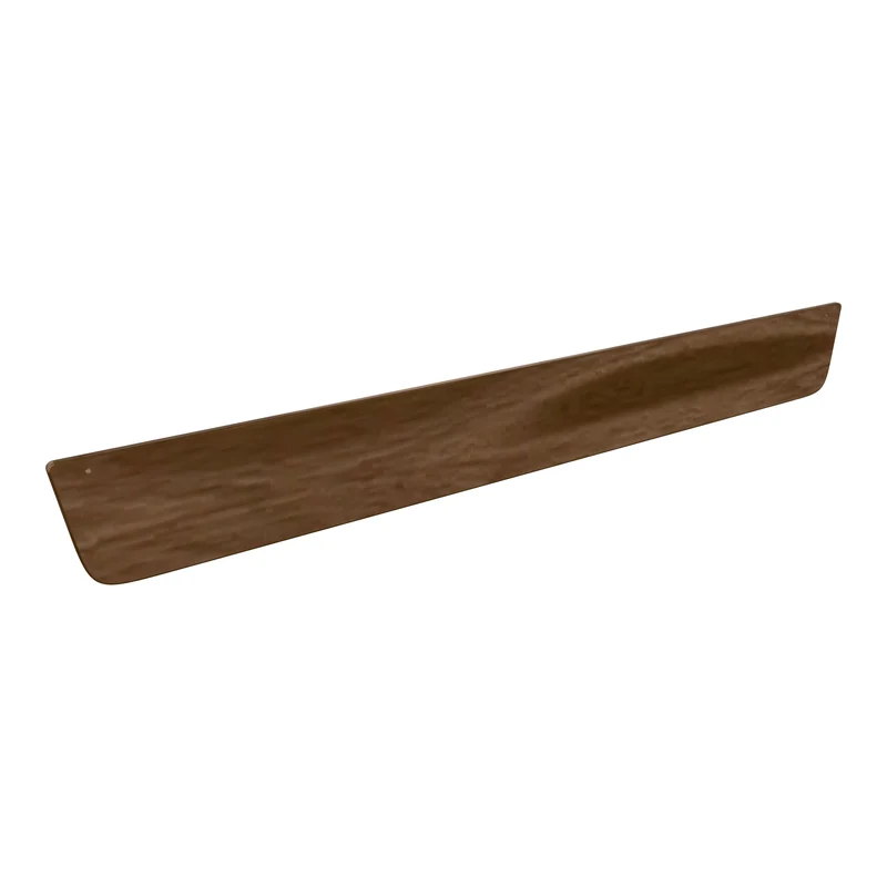 Wooden cover for cable management unit