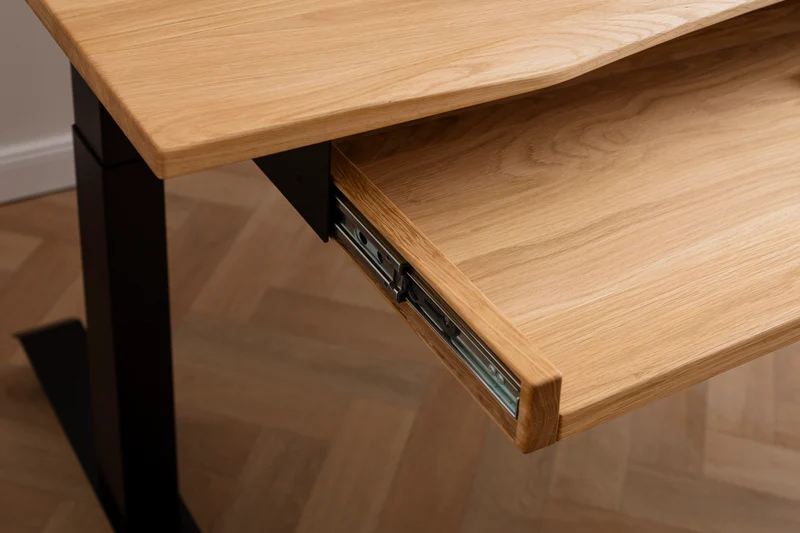 Wooden keyboard tray