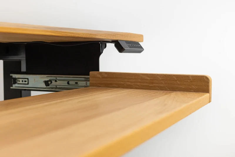 Wooden keyboard tray