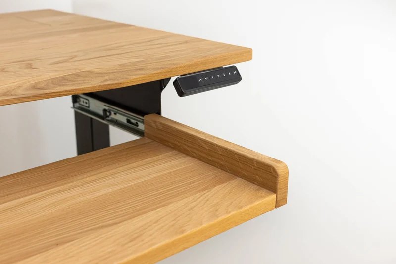 Wooden keyboard tray