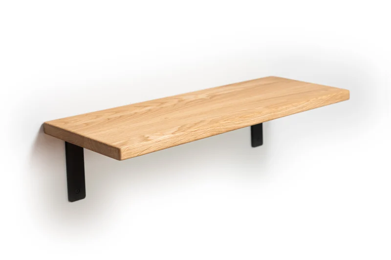 Wooden wall shelf