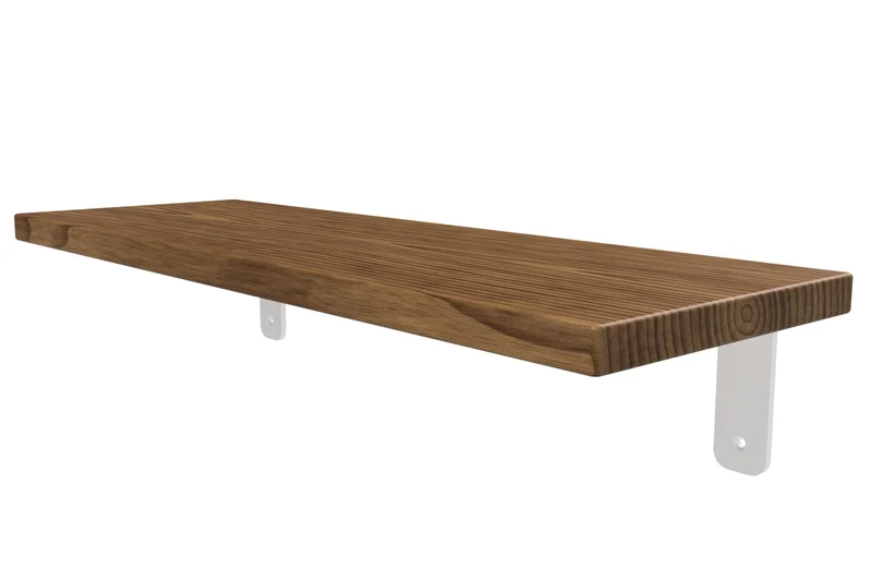Wooden wall shelf