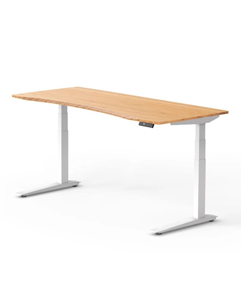 Bureau assis-debout Jarvis Fully Contour en bambou* 1600 x 800