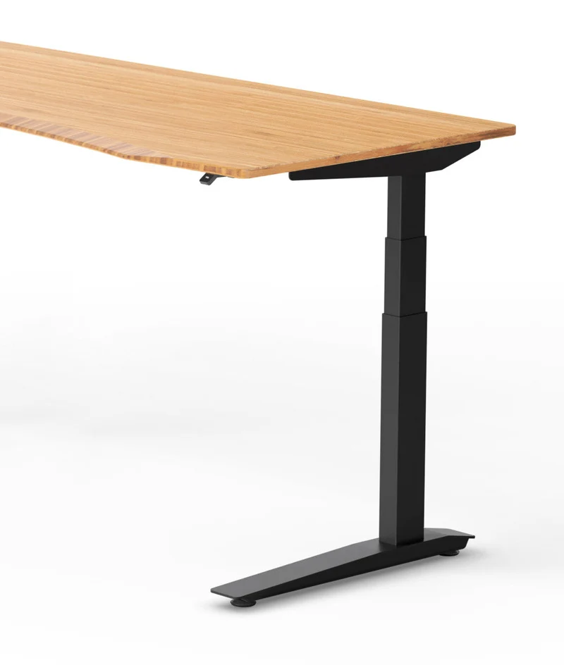 Bureau assis-debout Jarvis Fully Contour en bambou* 1600 x 800