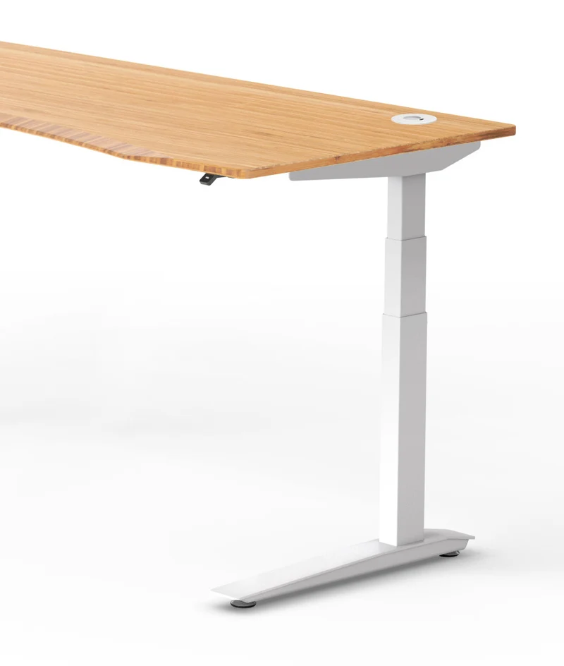 Bureau assis-debout Jarvis Fully Contour en bambou* 1400 x 800