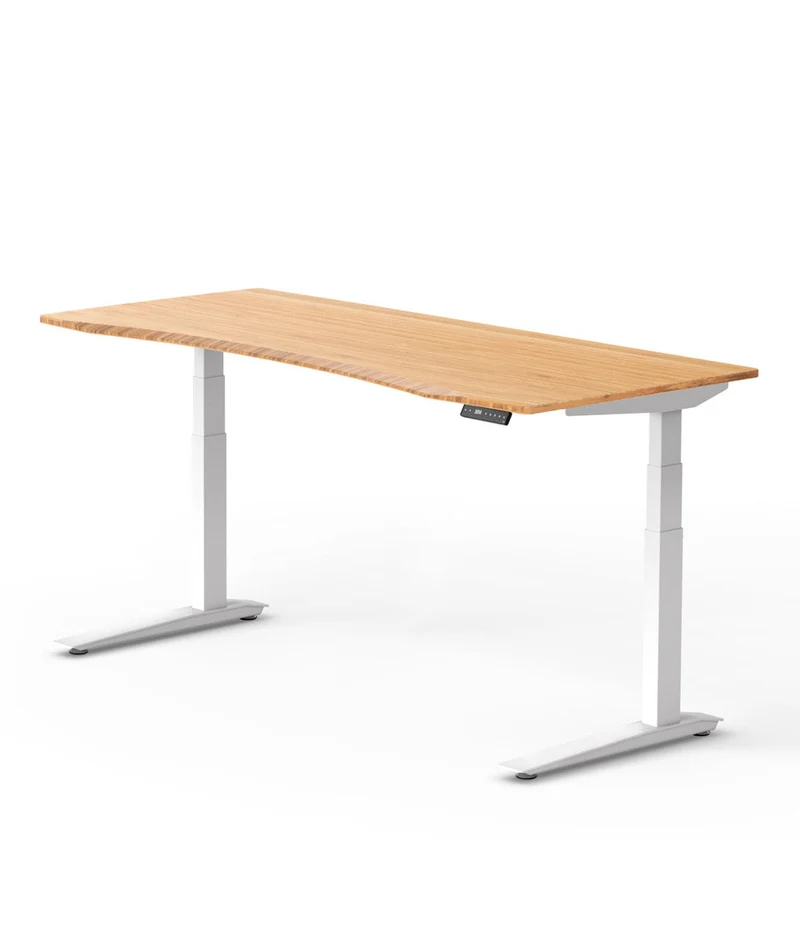 Bureau assis-debout Jarvis Fully Contour en bambou* 1400 x 800