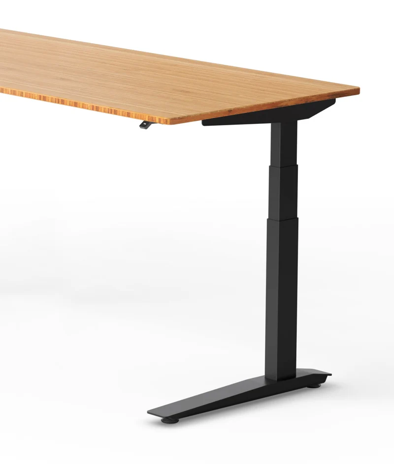 Bureau assis-debout Jarvis Fully en bambou* 1600 x 800