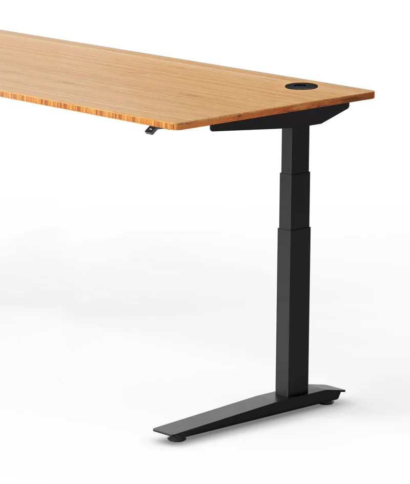 Bureau assis-debout Jarvis Fully en bambou* 1600 x 800