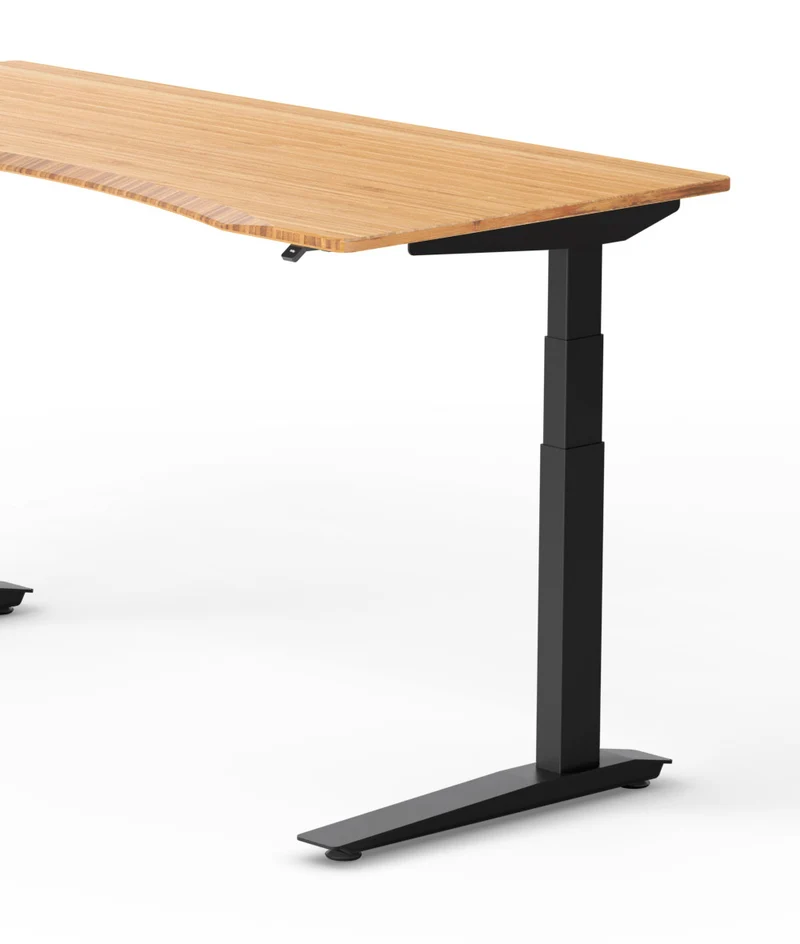 Bureau assis-debout Jarvis Fully Contour en bambou* 1200 x 800