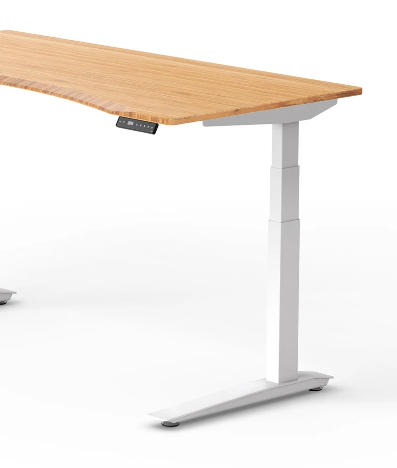 Bureau assis-debout Jarvis Fully Contour en bambou* 1200 x 800