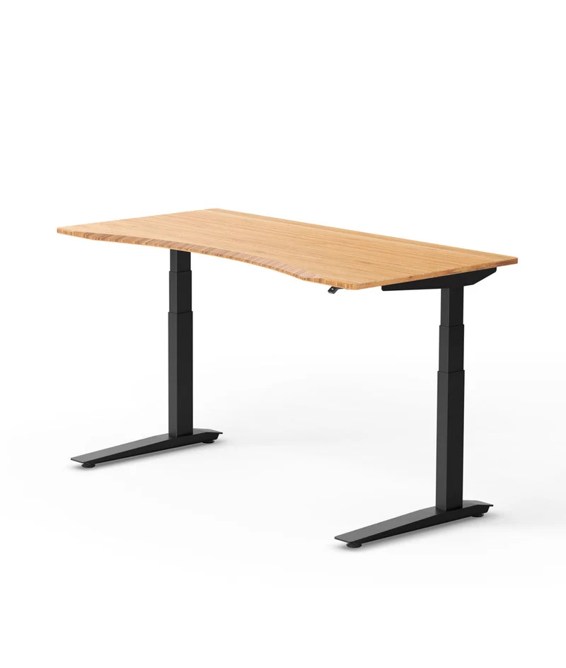 Bureau assis-debout Jarvis Fully Contour en bambou* 1200 x 800