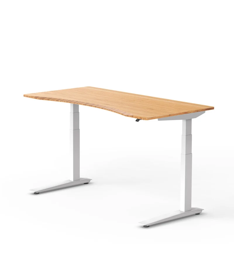 Bureau assis-debout Jarvis Fully Contour en bambou* 1200 x 800