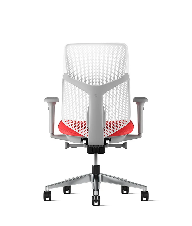 Siège de bureau Verus à dossier Triflex* Mineral en aluminium poli