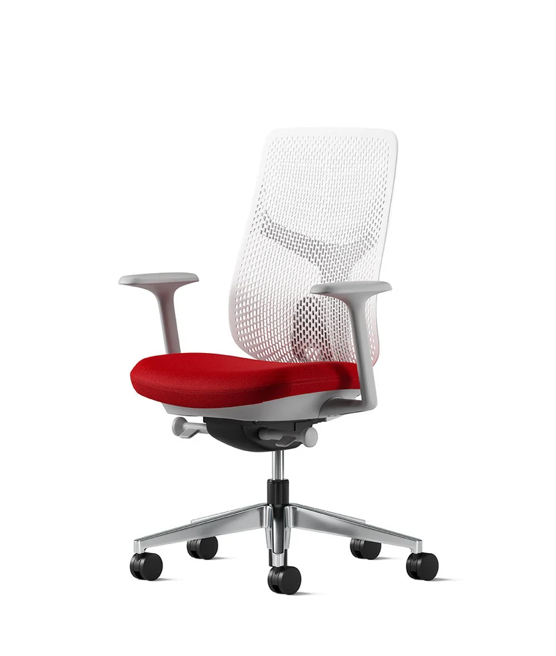 Siège de bureau Verus à dossier Triflex* Mineral en aluminium poli