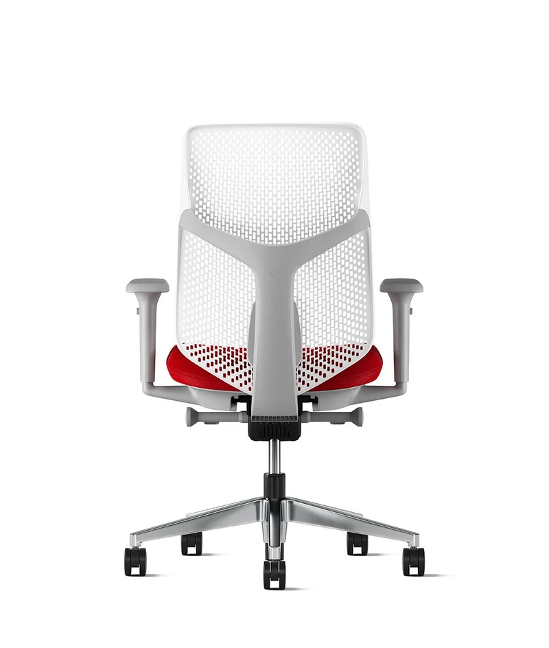 Siège de bureau Verus à dossier Triflex* Mineral en aluminium poli