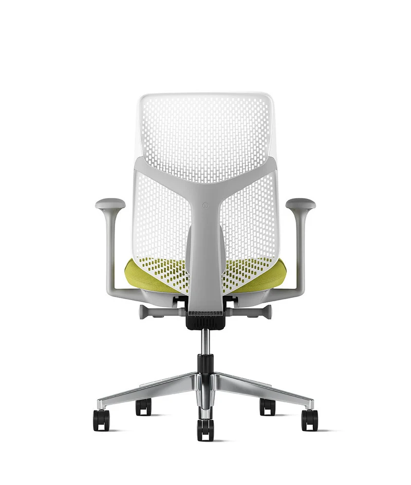 Siège de bureau Verus à dossier Triflex* Mineral en aluminium poli