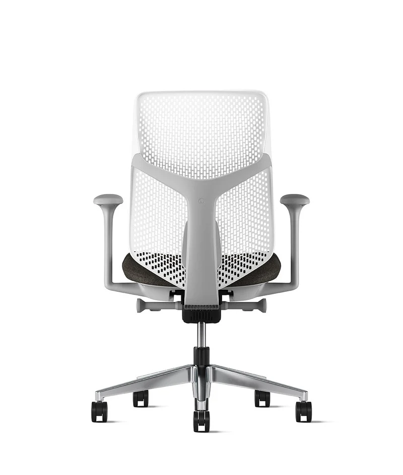 Siège de bureau Verus à dossier Triflex* Mineral en aluminium poli