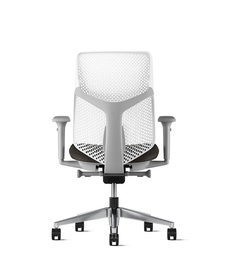 Siège de bureau Verus à dossier Triflex* Mineral en aluminium poli