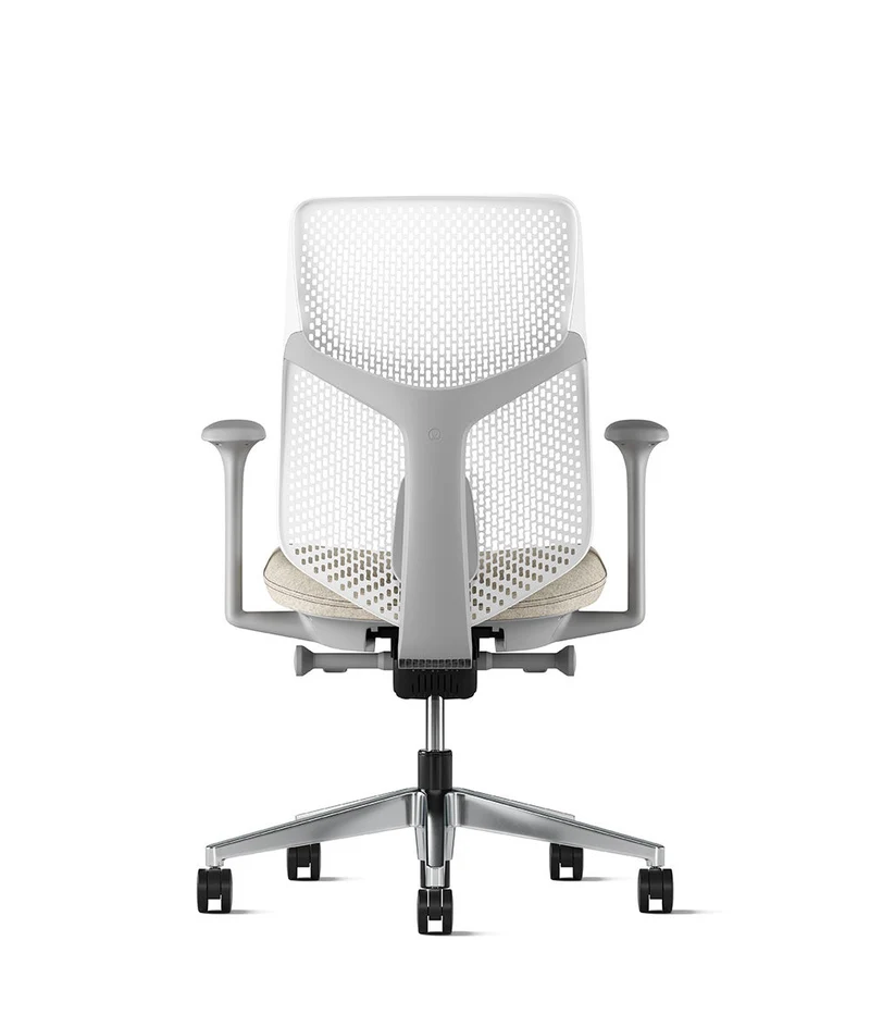 Siège de bureau Verus à dossier Triflex* Mineral en aluminium poli