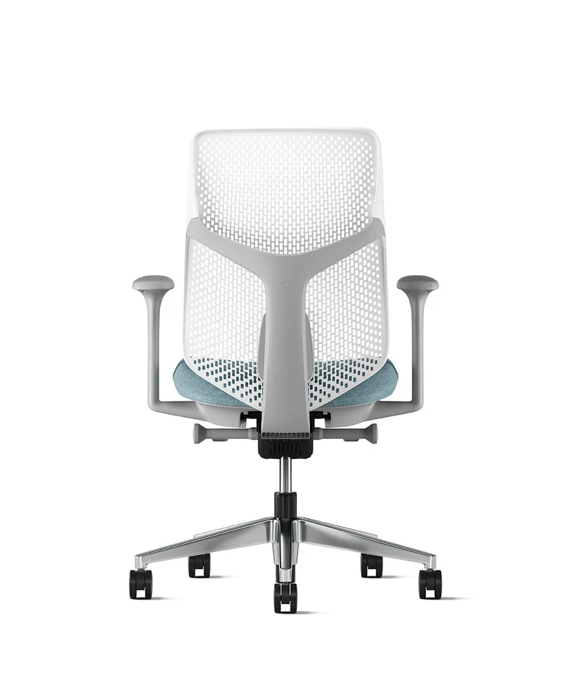 Siège de bureau Verus à dossier Triflex* Mineral en aluminium poli