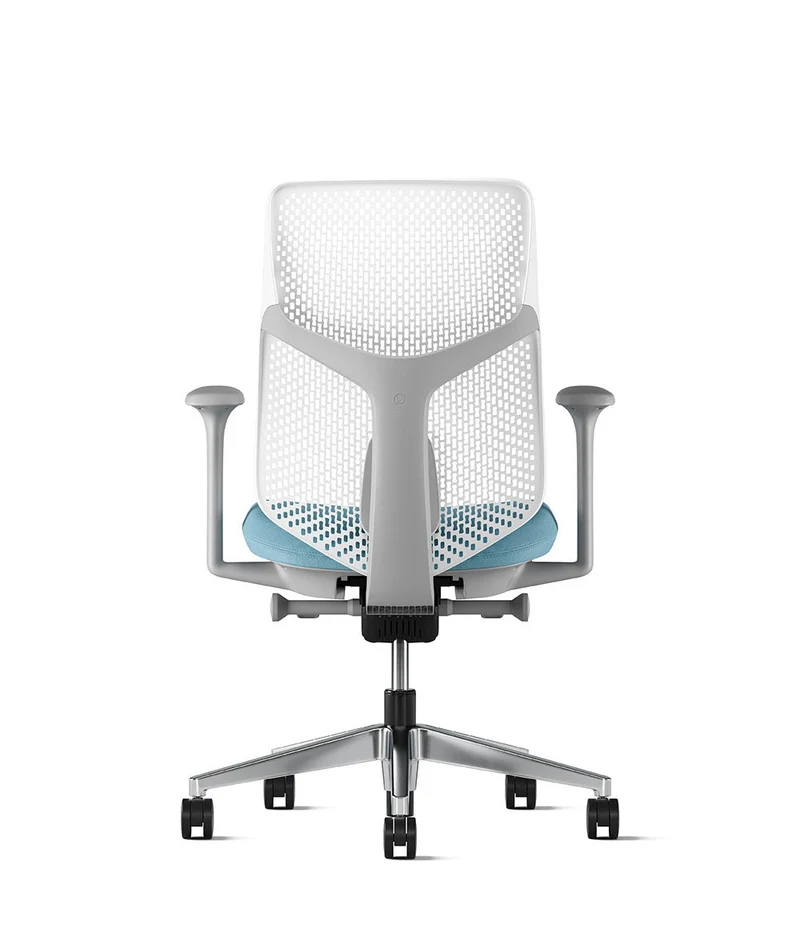 Siège de bureau Verus à dossier Triflex* Mineral en aluminium poli