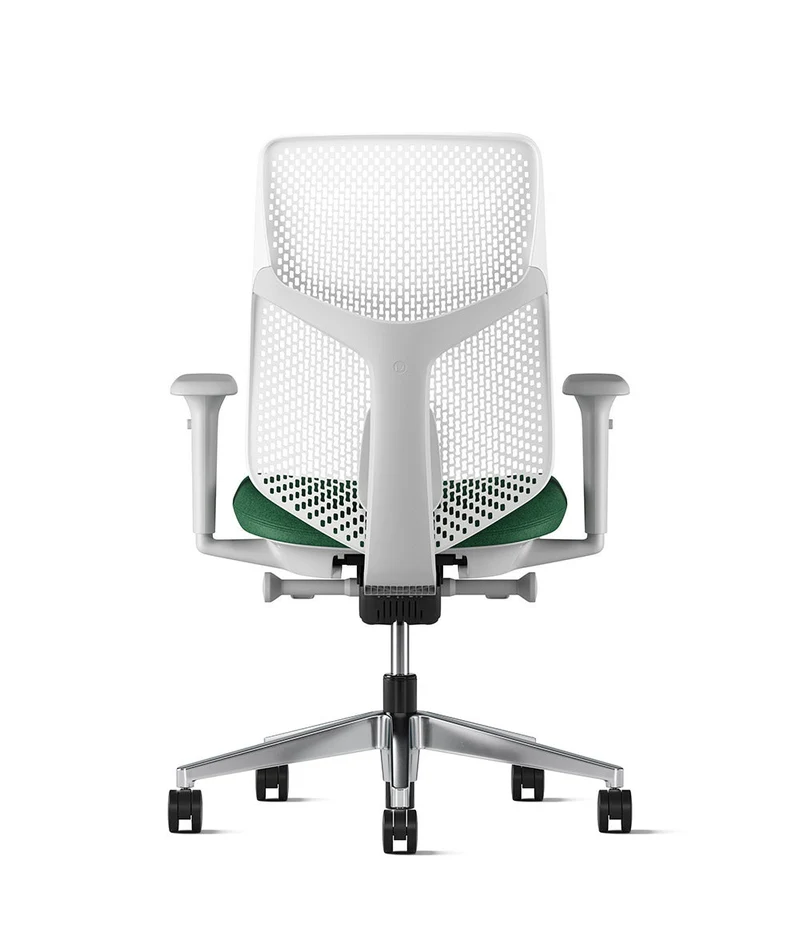 Siège de bureau Verus à dossier Triflex* Mineral en aluminium poli