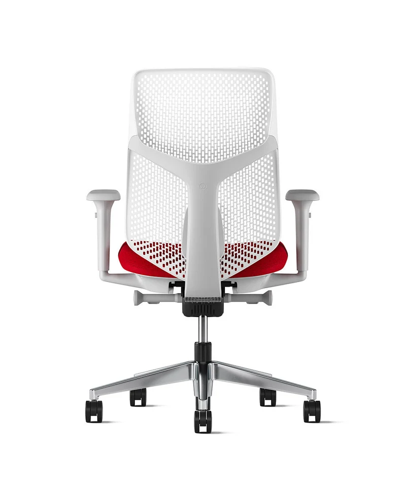 Siège de bureau Verus à dossier Triflex* Mineral en aluminium poli